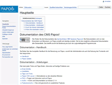 Tablet Screenshot of doku.papoo.de